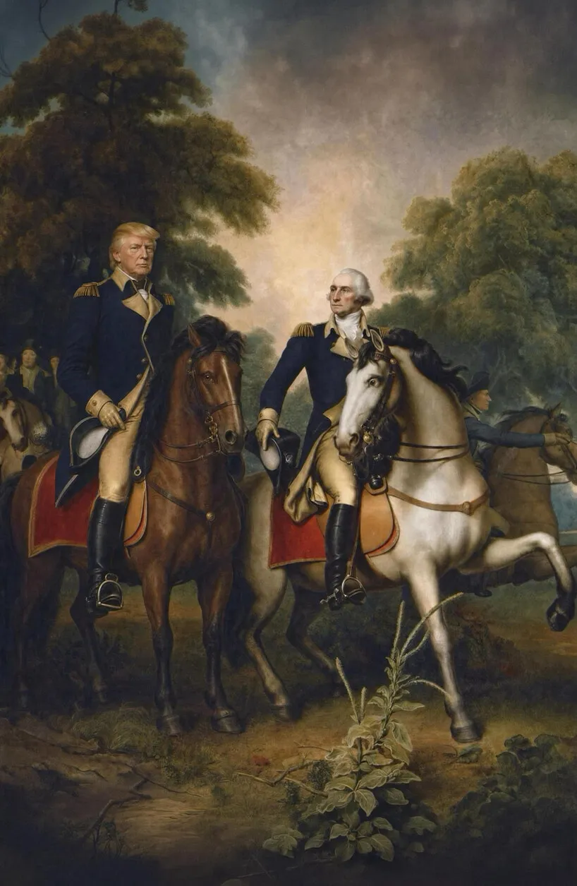 Trump AI-generated image