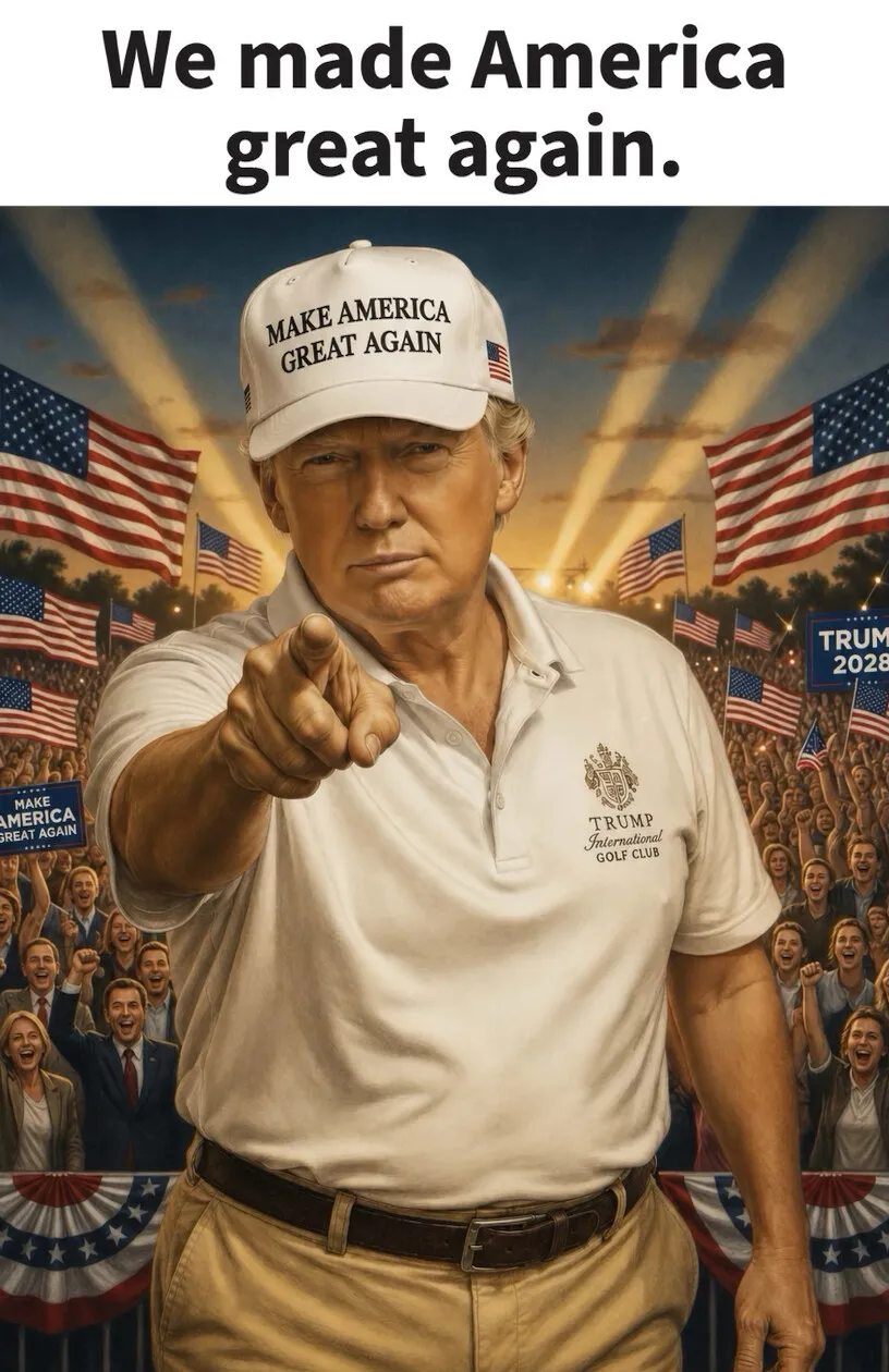 Trump AI-generated image